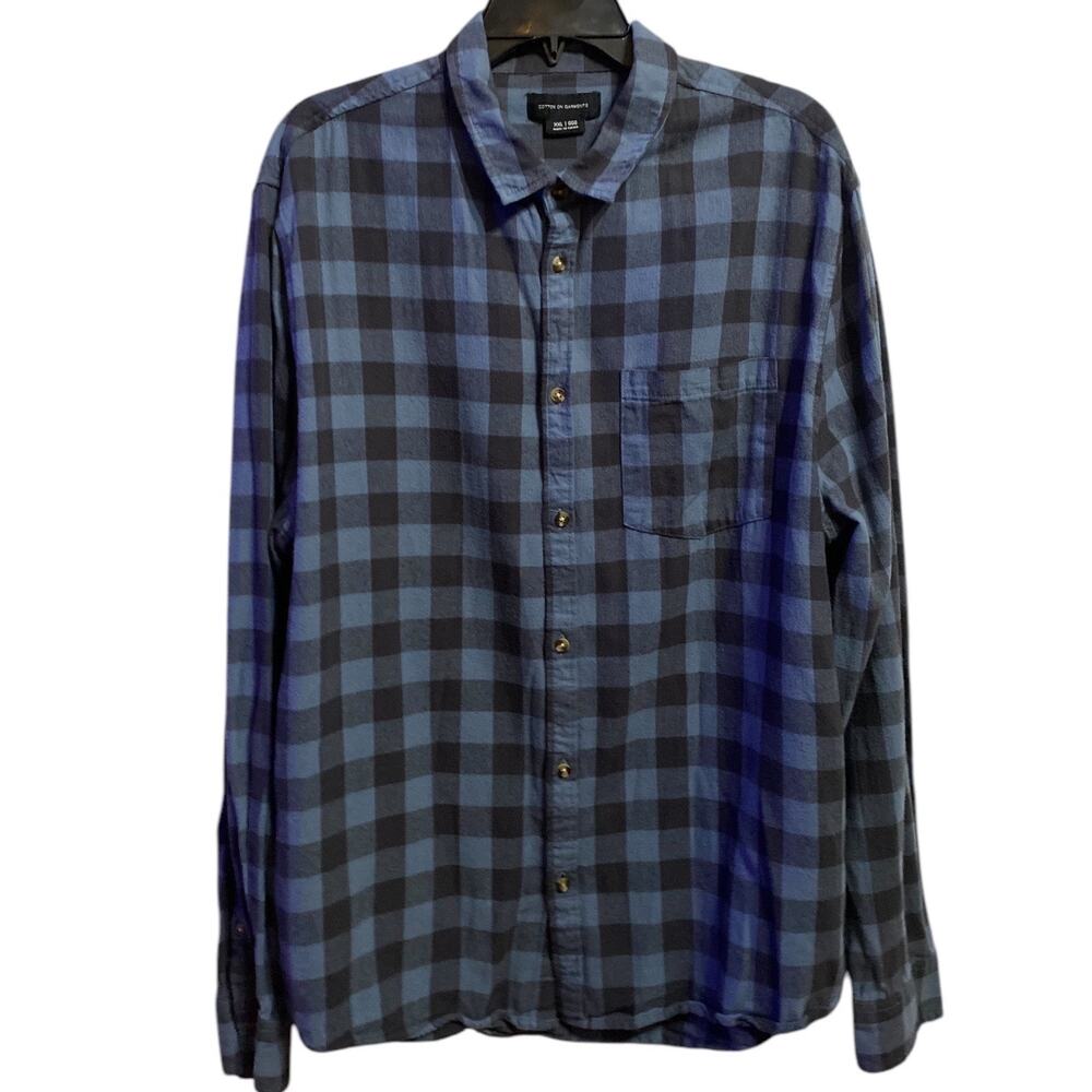 Cotton On Plaid Long Sleeve Flannel XXL
